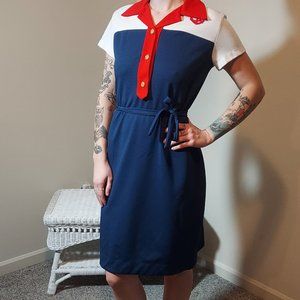 Vintage Handmade Naval Costume Dress
